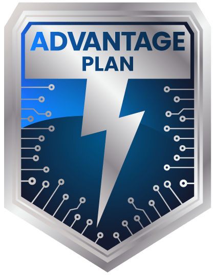 Advantage Service Plan badge