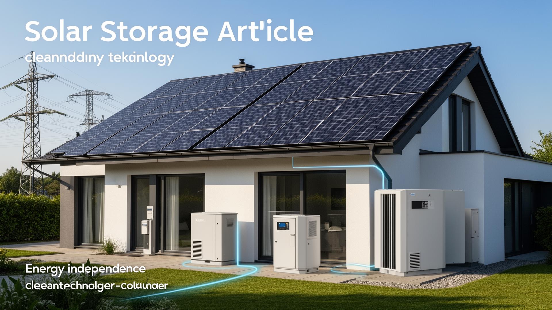 Solar Storage: A Key Piece in the Power Puzzle